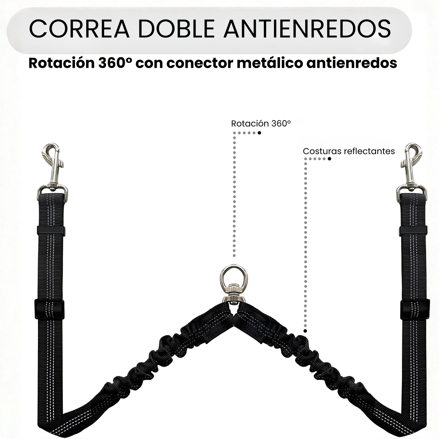 Correa Doble Antienredos 360°