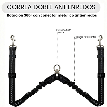 Correa Doble Antienredos 360°